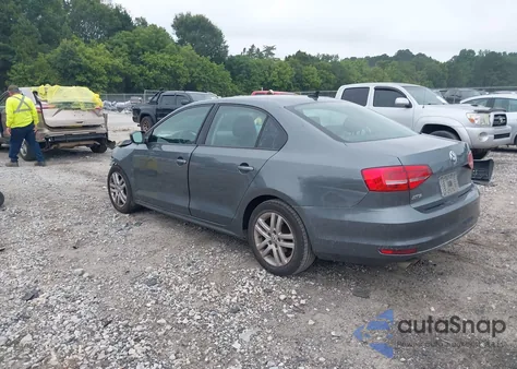 2015 Volkswagen Jetta 2.0L S из США, поврежденный, VIN 3VW2K7AJ0FM213133